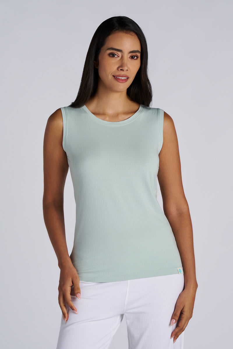 Women's Morada Everyday Basic Tank | Misty Aqua UPF 50+