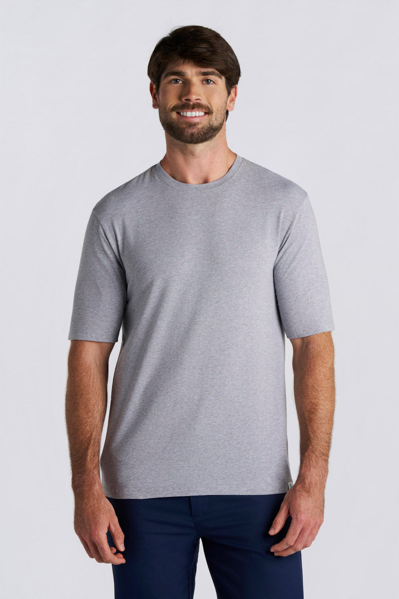 Men's Morada Everyday Short Sleeve T-Shirt | Grey Heather UPF 50+