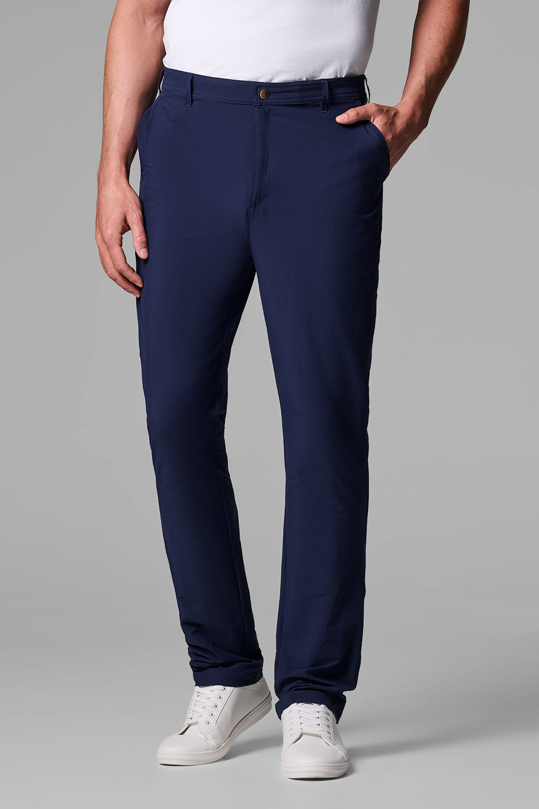 Men's Marco Summer Casual Pants | Navy UPF 50+
