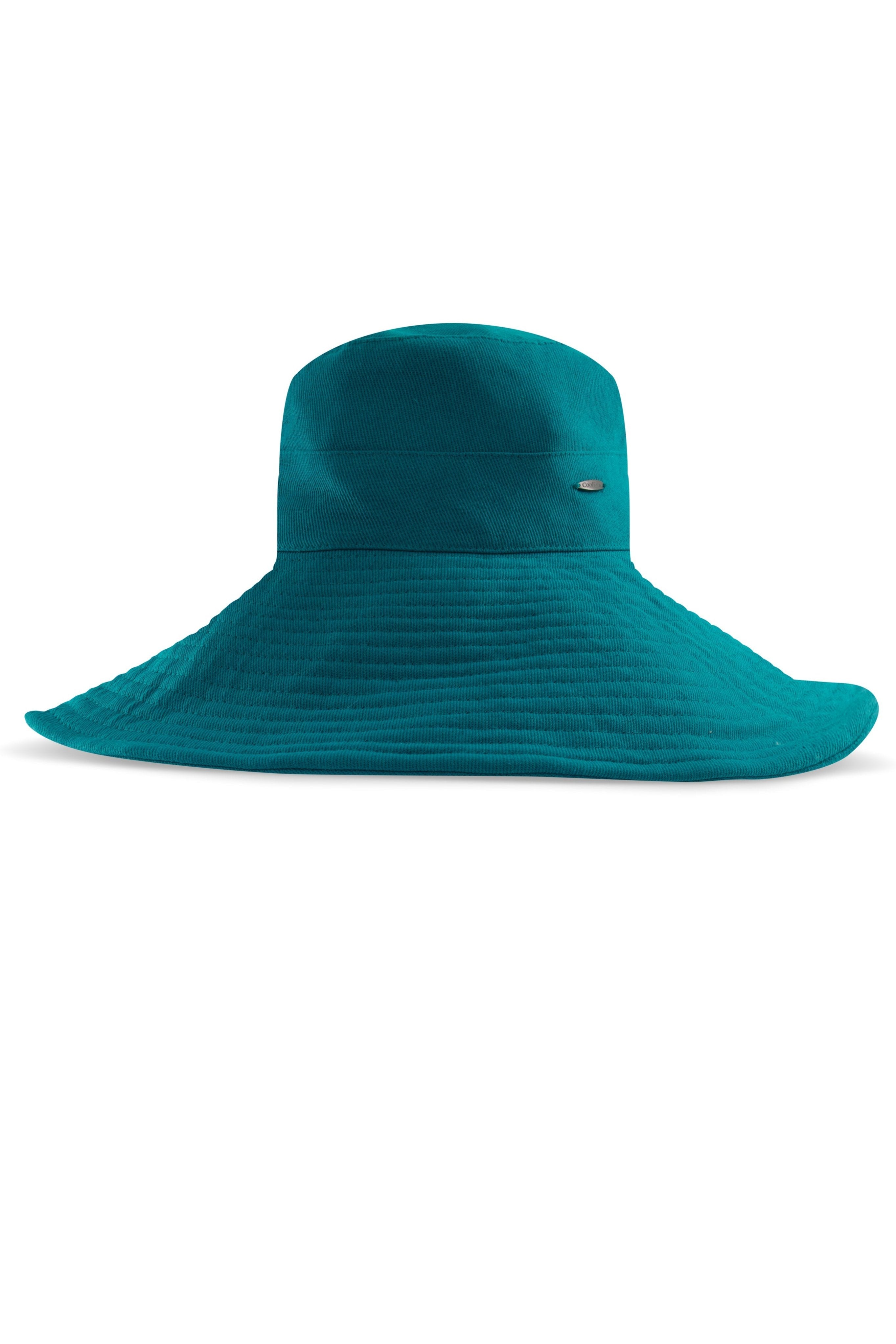 Women's Brittany Beach Hat Tahitian Teal Coolibar