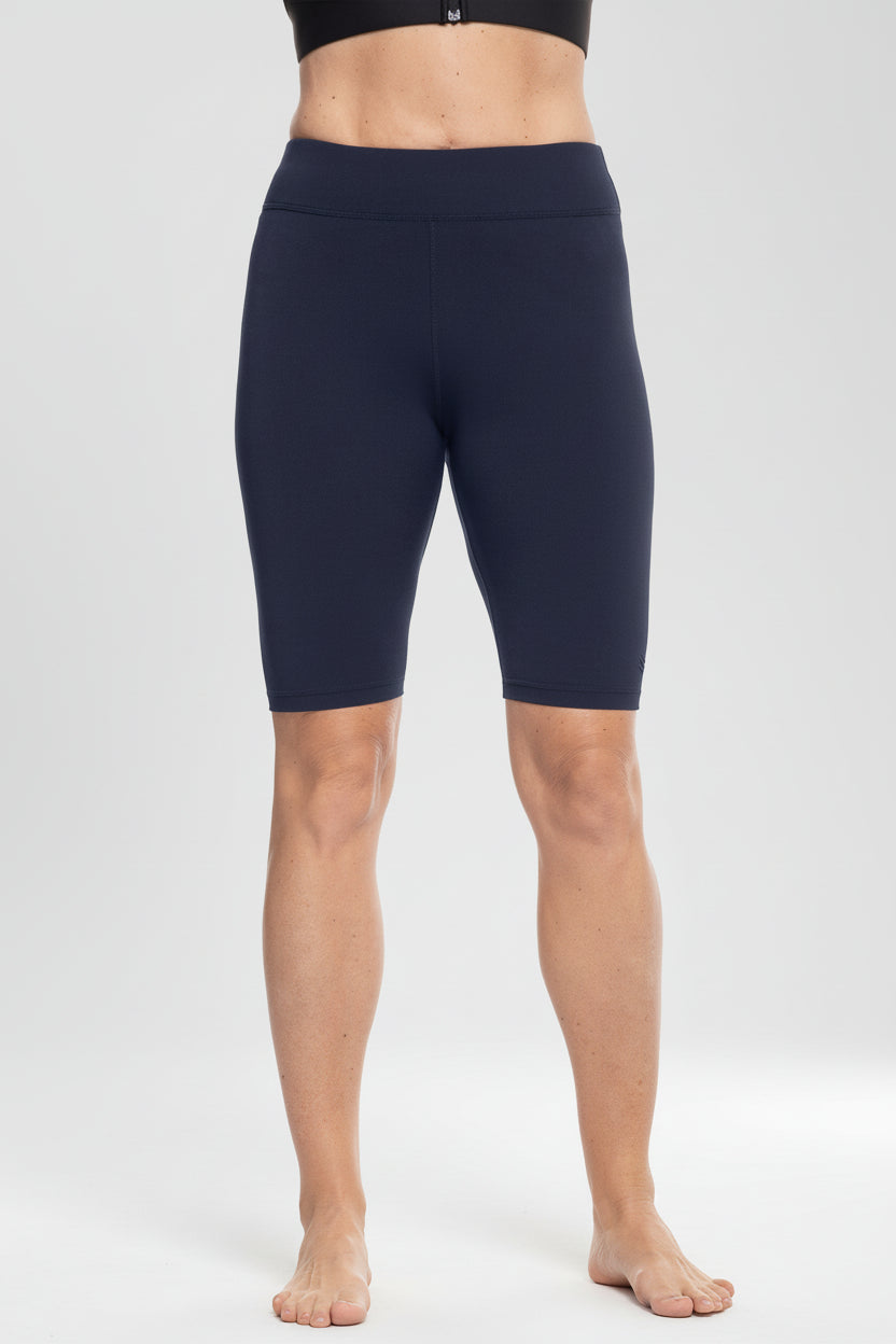 Women's Swim Shorts Navy UPF 50+ - Main Image