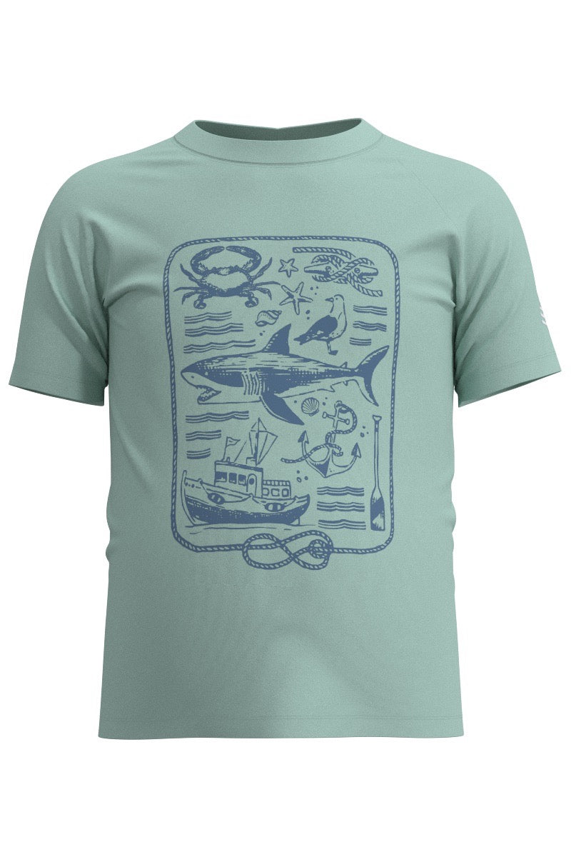 Boy's Short Sleeve Adventure Sun & Swim Shirt