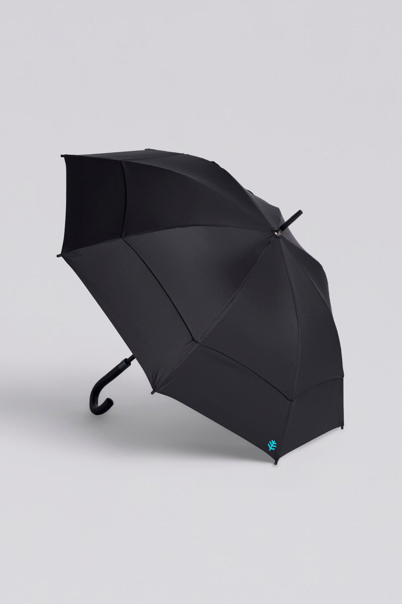 48 Inch Calotta Fashion Umbrella | Black UPF 50+
