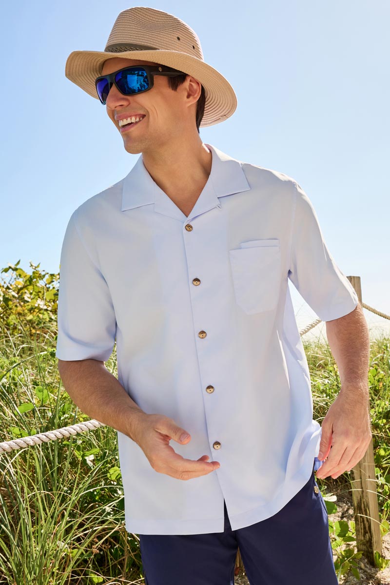 mens dress camp shirts Pendleton Aloha Linen Camp Shirt Short Sleeve Men's Clothing Laurel : XL