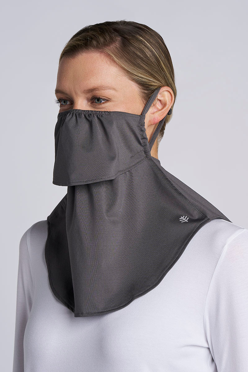 Vermilion Face Mask with Neck Coverage | Charcoal UPF 50+