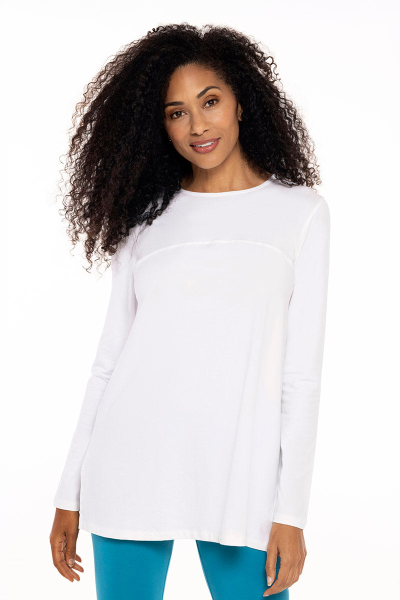 Women's Daybreak Swing Long Sleeve T-Shirt | White UPF 50+