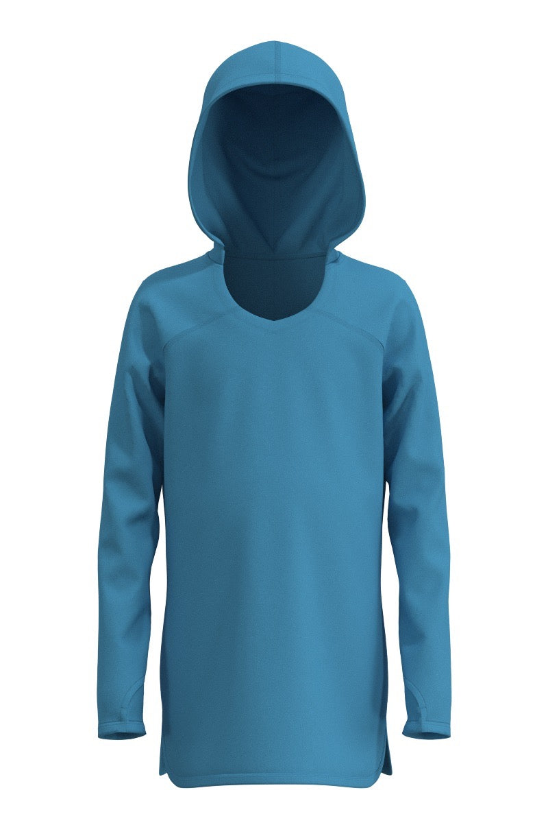 Girl's Seacoast Swim Cover-Up Dress | Malibu Blue | UPF 50+