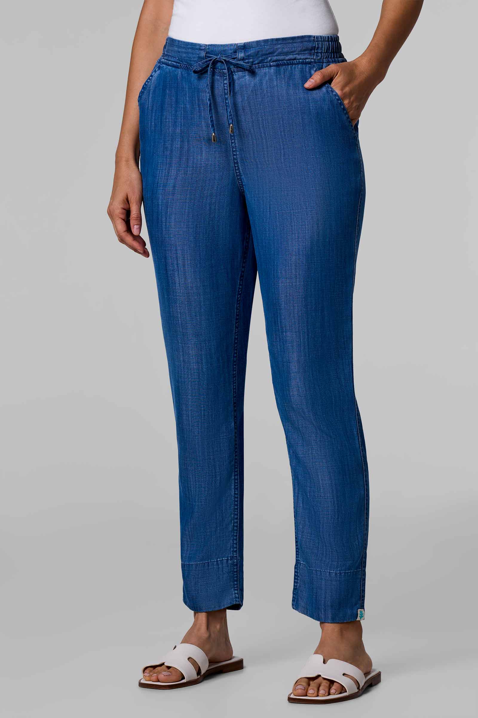 Weekend Pants | Light Indigo Chambray UPF 50+