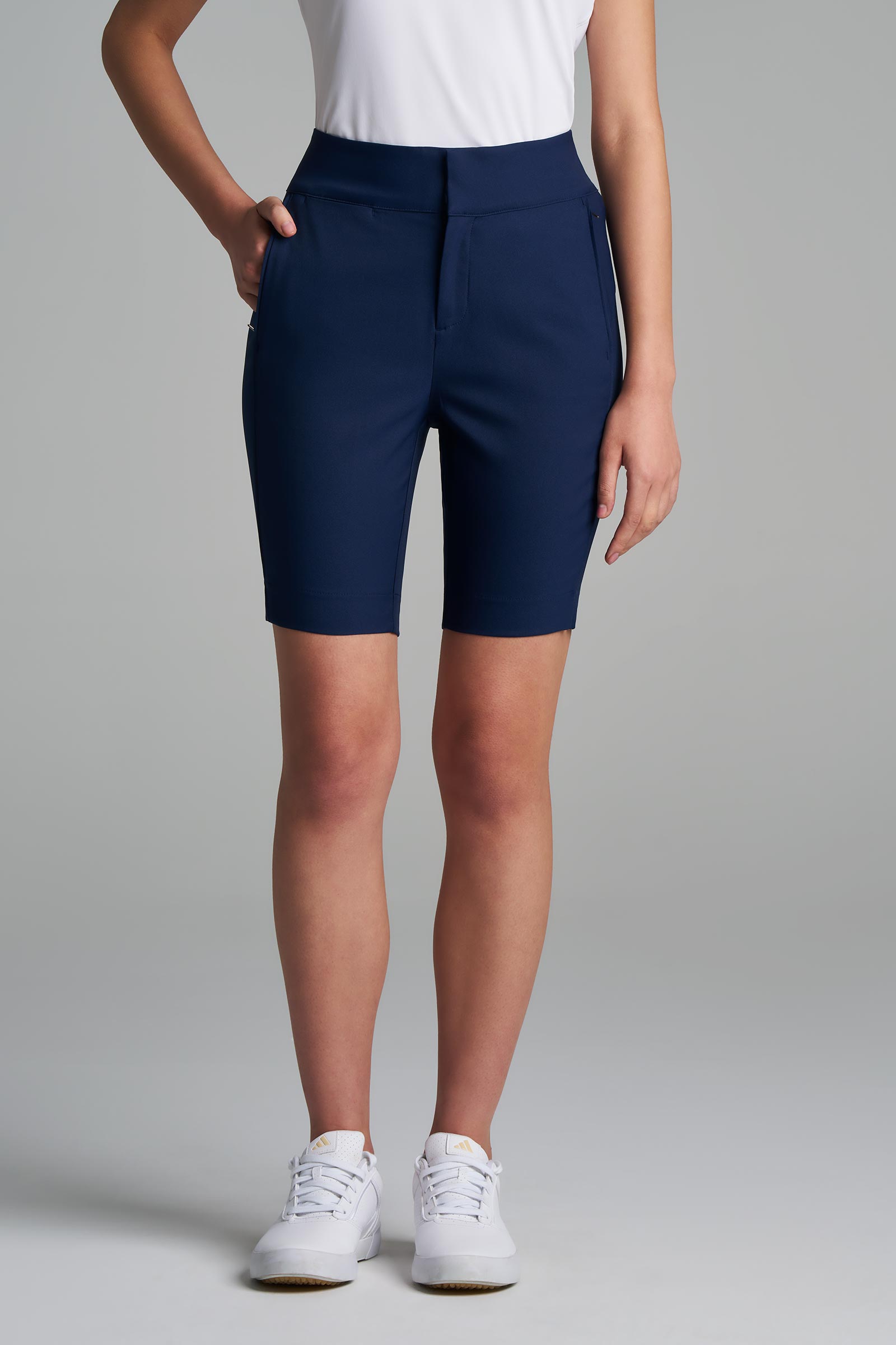 Coolibar Women's V-Neck Shorts - UPF 50+ Sun Protection - Valorus in Navy at Nordstrom, Size 8 Coolibar Women's V-Neck Shorts - UPF 50+ Sun Protection - Valorus in Navy at Nordstrom, Size 8