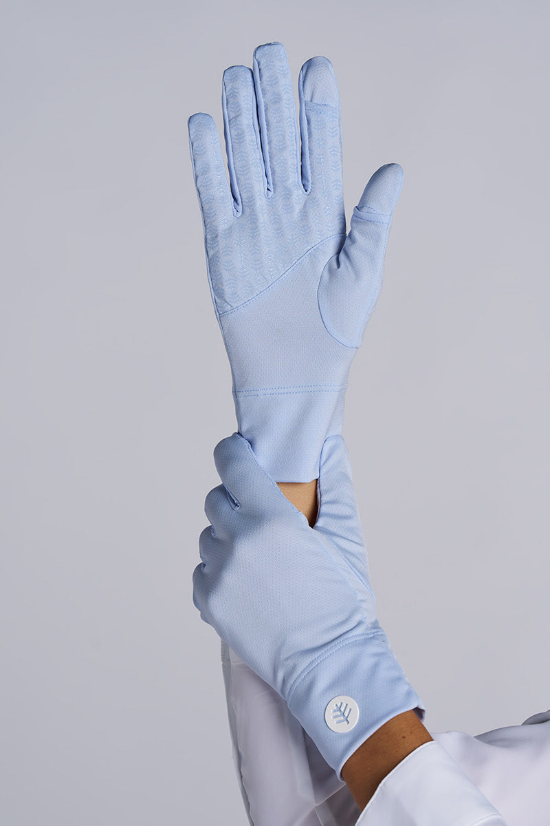 Unisex Fuji Convertible Fingertip Sun Gloves | Periwinkle UPF 50+