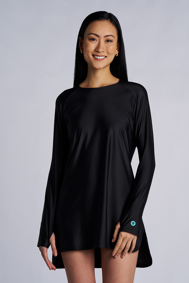 black dress long near me Alison Long Sleeve Maxi Dress main image 1