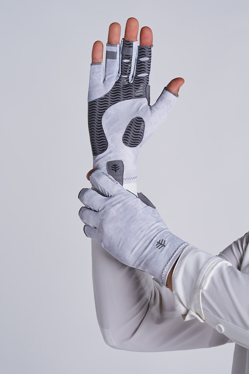Tahoe Outdoor Sun Gloves | Grey UPF 50+