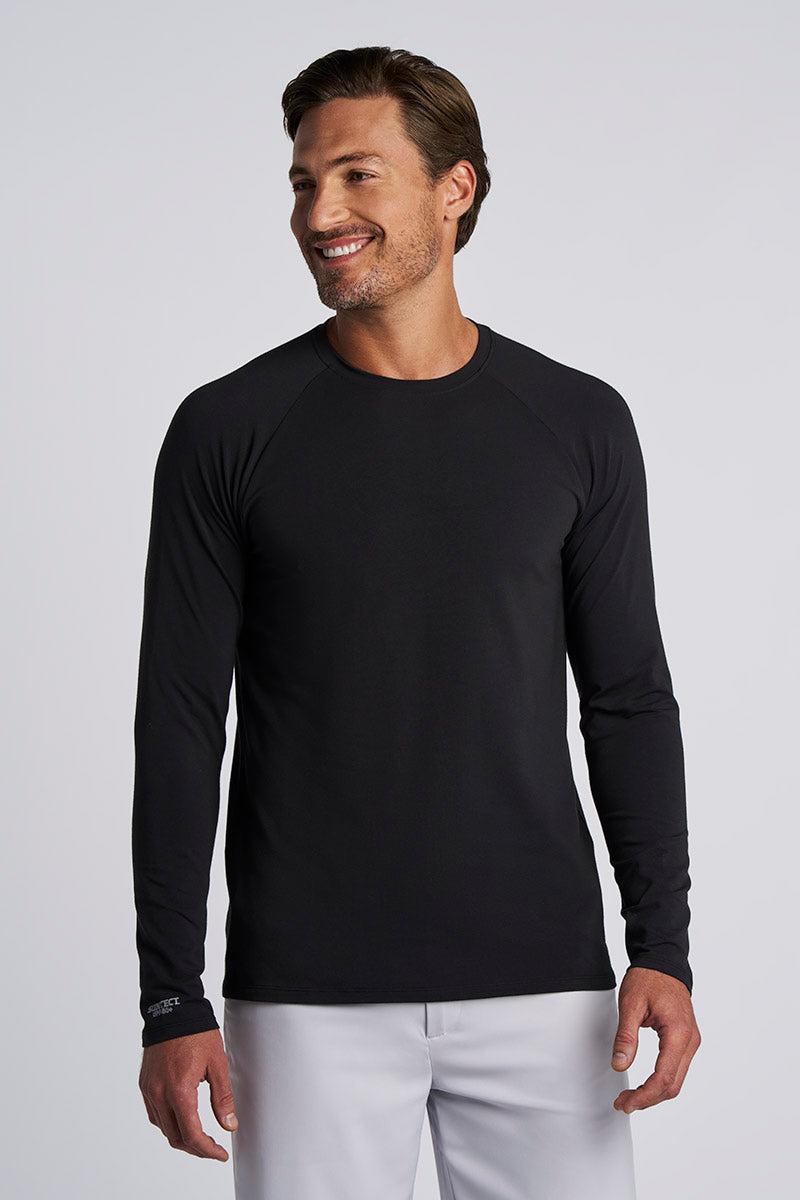 Suntect Defender Long Sleeve T-Shirt | Black UPF 50+