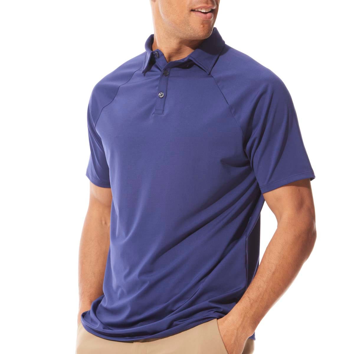 Peoria Mid Blue Short Sleeve Polo Shirt