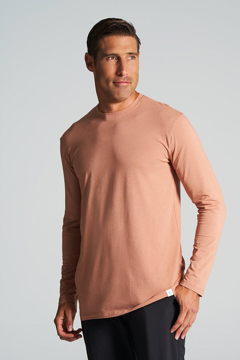 Men's Long Sleeve T-Shirt | White UPF 50+