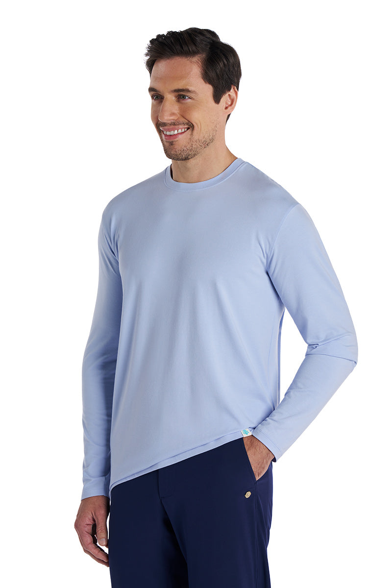 Men's Morada Everyday Long Sleeve T-Shirt | White UPF 50+