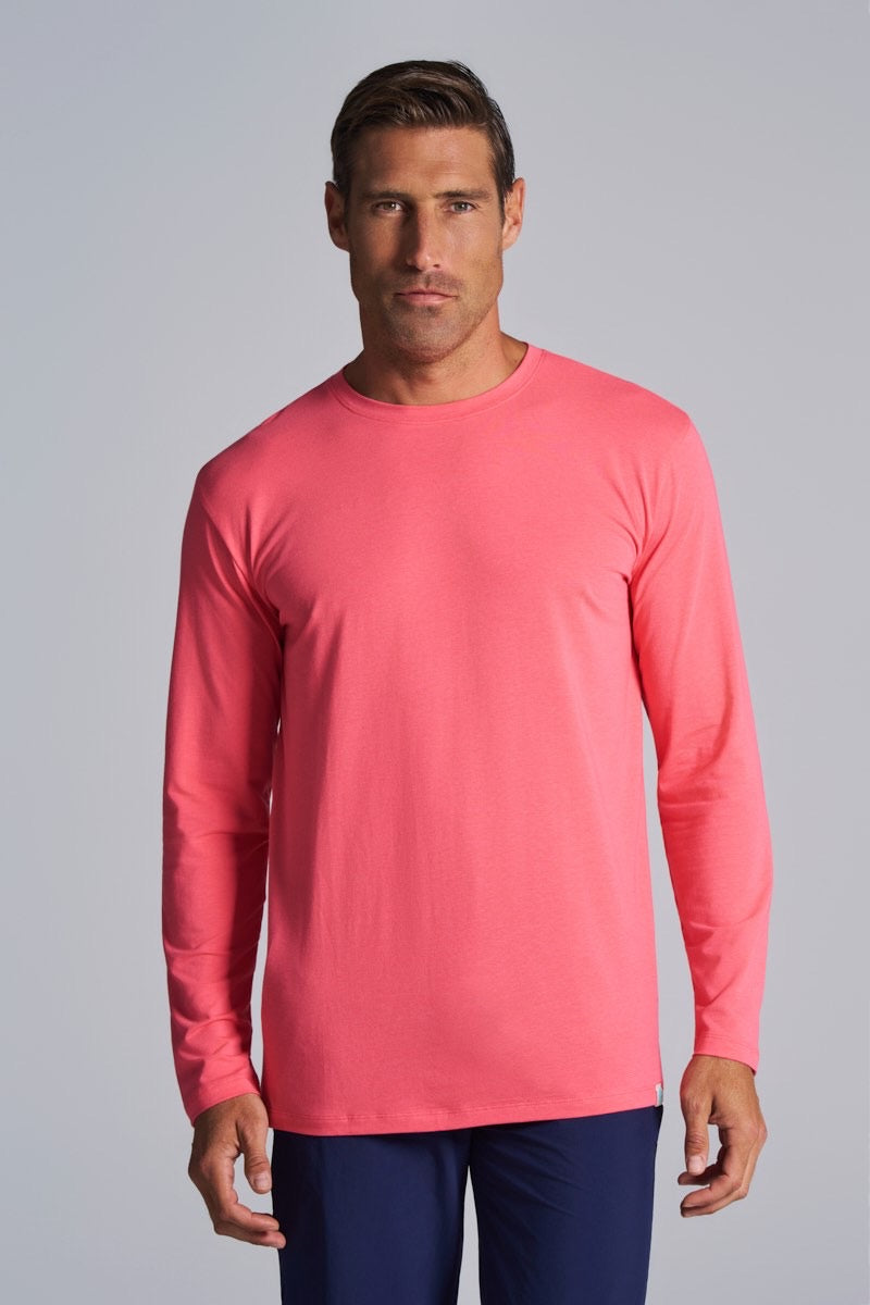 Men's Morada Everyday Long Sleeve T-Shirt | Mocha Mousse UPF 50+