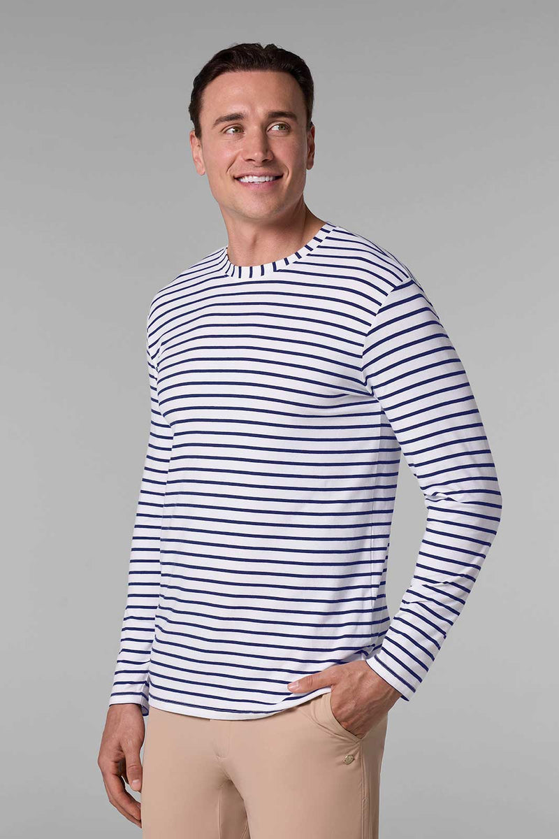 Color_White/Navy Stripe