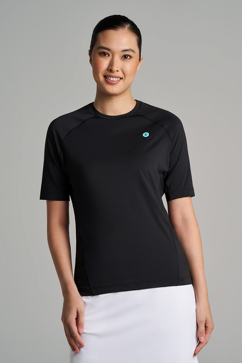 Women's Devi Short Sleeve Fitness Shirt | Honeydew UPF 50+