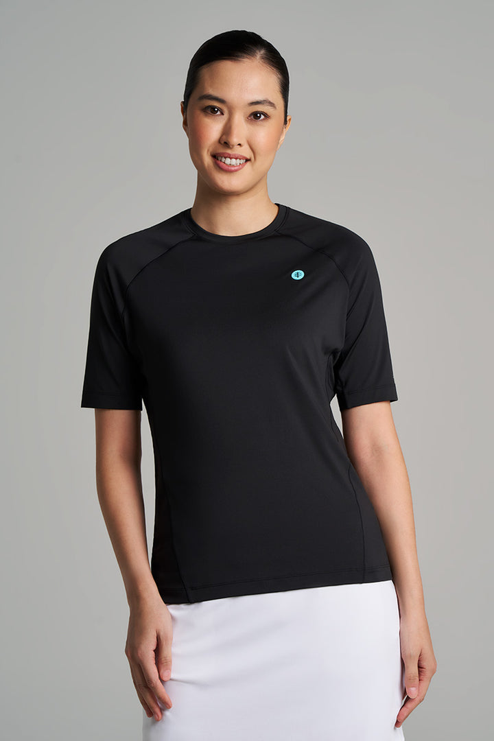 Women's Fitness Short Sleeve T-Shirt | Black