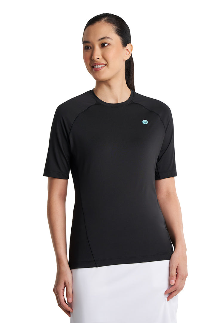 Women's Fitness Short Sleeve T-Shirt | Black