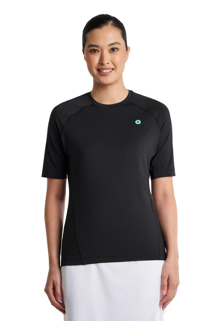 Women's Fitness Short Sleeve T-Shirt | Black