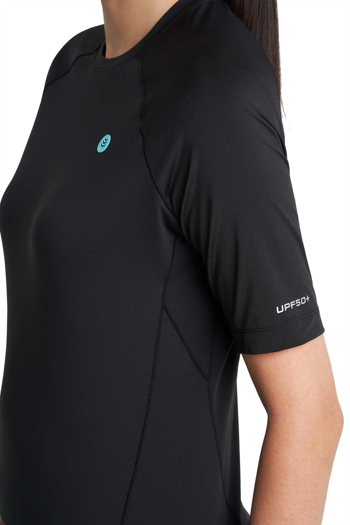 Women's Fitness Short Sleeve T-Shirt | Black