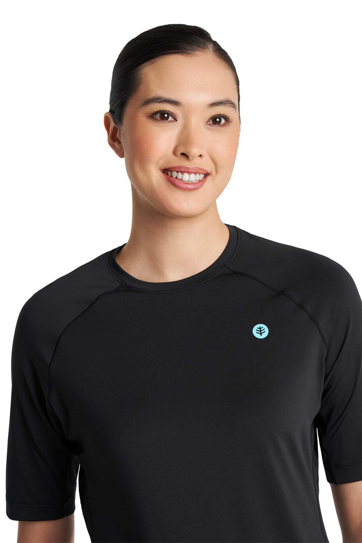 Women's Fitness Short Sleeve T-Shirt | Black