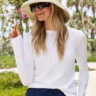 Women's Morada Everyday Long Sleeve T-Shirt | White