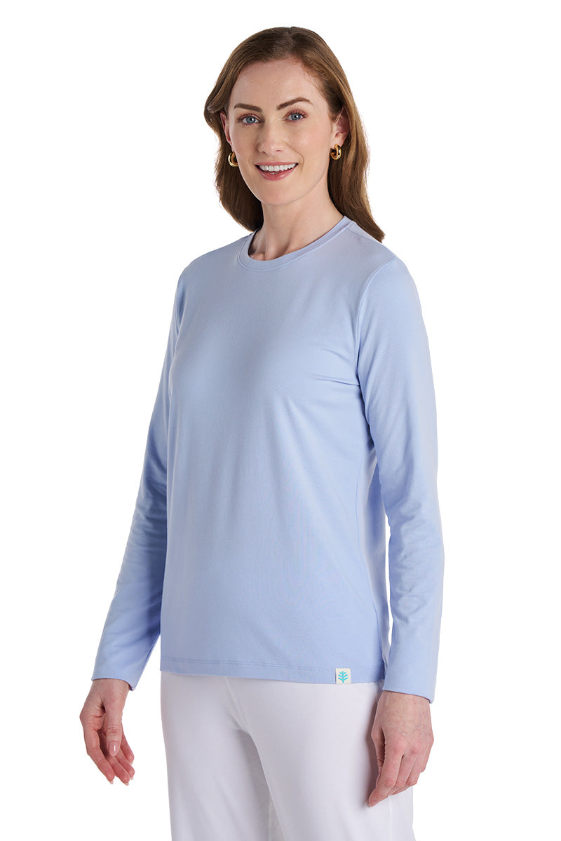 dear mya トップス Women's Morada Everyday Long Sleeve T-Shirt | Dark Taupe Heather