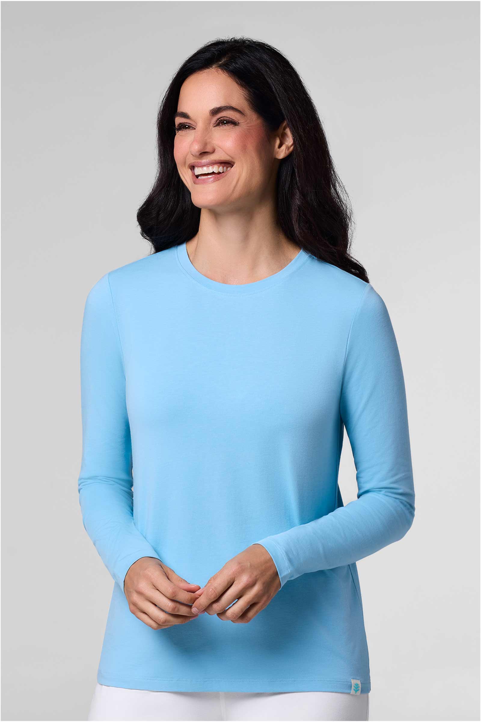 Women's Morada Everyday Long Sleeve T-Shirt | Sunkist Coral UPF 50+