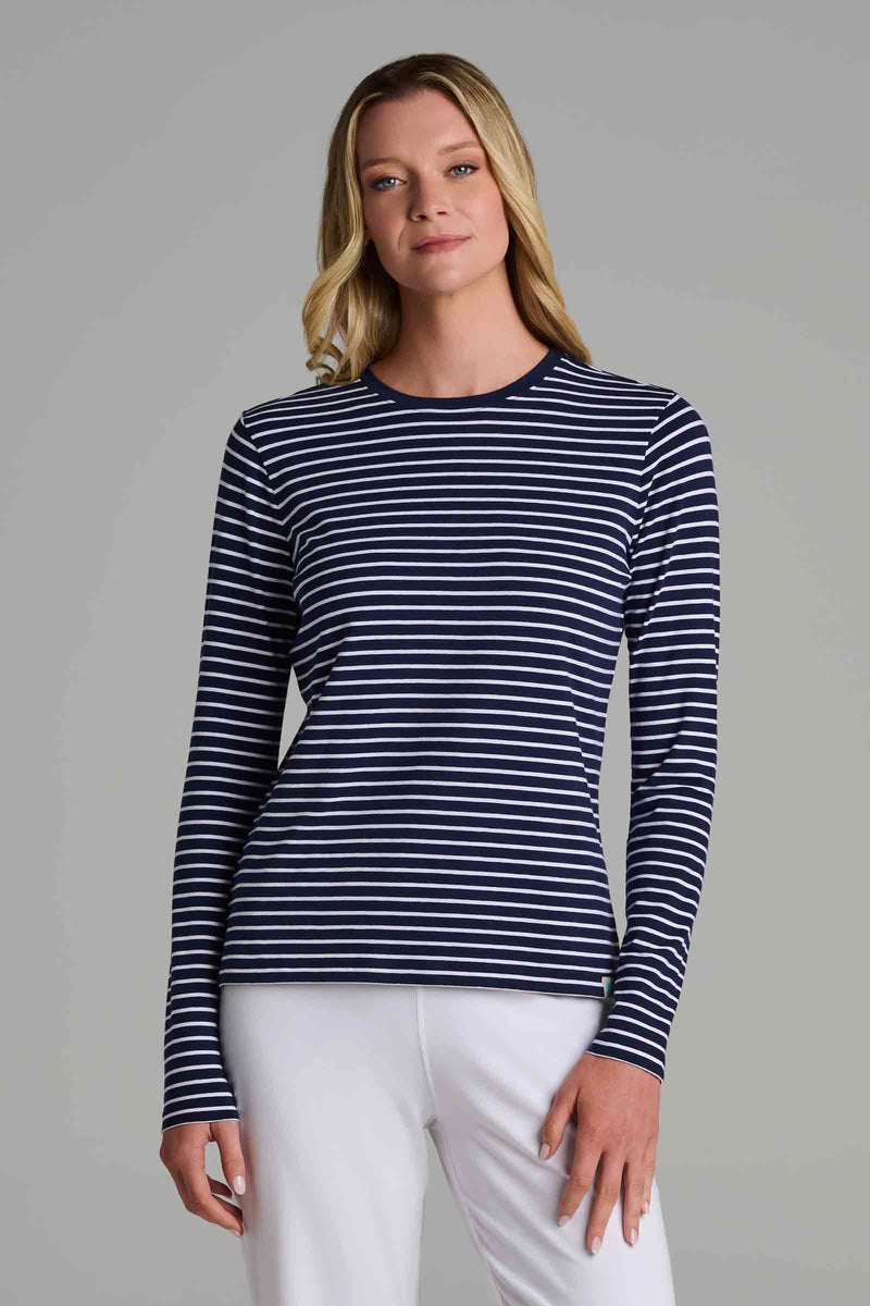 Color_Navy/White Stripe