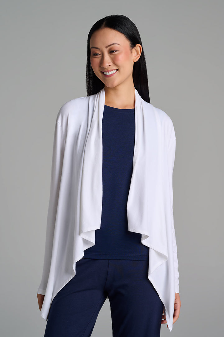 Women's Long Sleeve Sun Wrap | White
