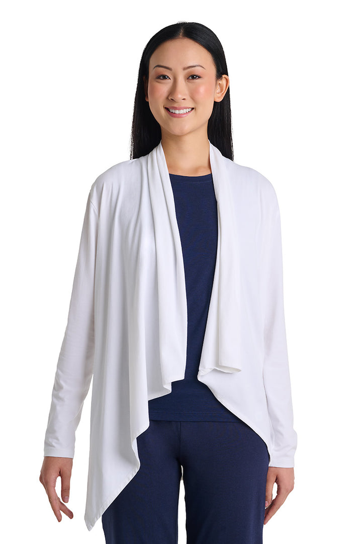 Women's Long Sleeve Sun Wrap | White