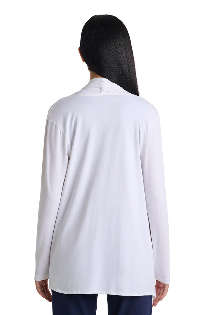 Women's Long Sleeve Sun Wrap | White