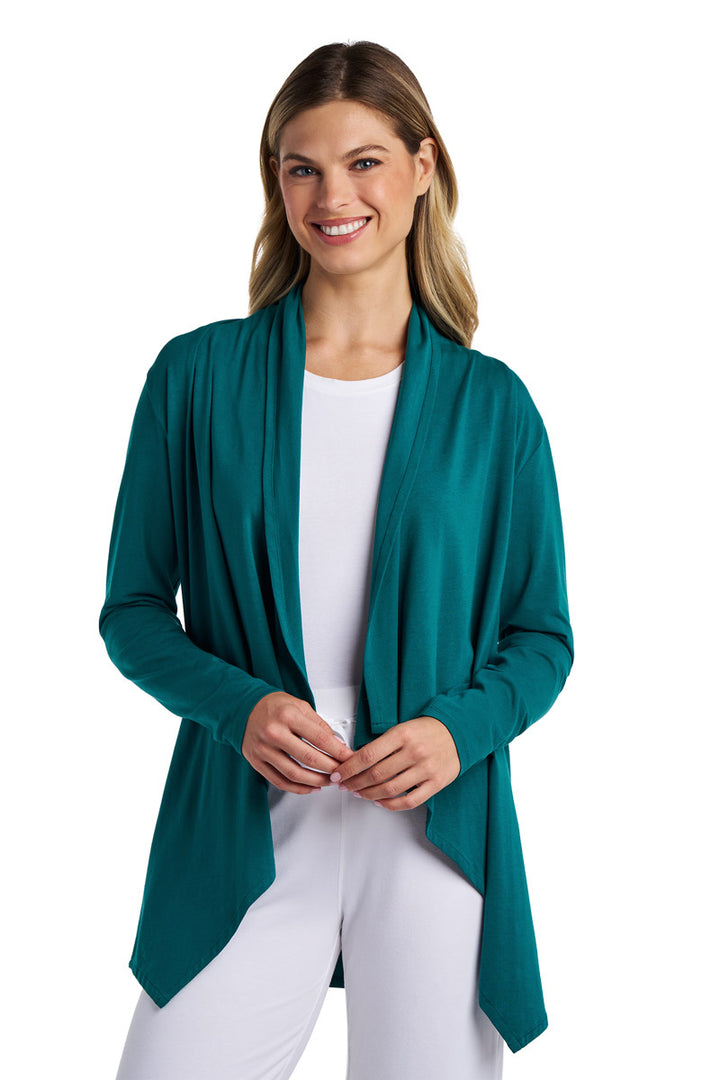 Women's Long Sleeve Sun Wrap | Transformative Teal