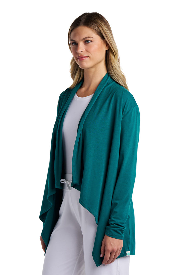 Women's Long Sleeve Sun Wrap | Transformative Teal