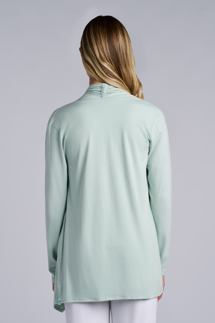 Women's Long Sleeve Sun Wrap | Misty Aqua