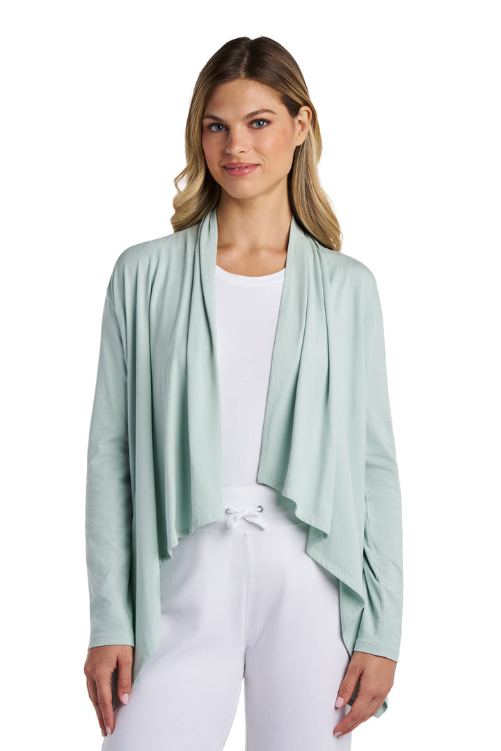 Women's Long Sleeve Sun Wrap | Misty Aqua