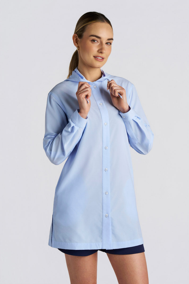 Women's Iztapa Coastal Sun Shirt | Periwinkle UPF 50+