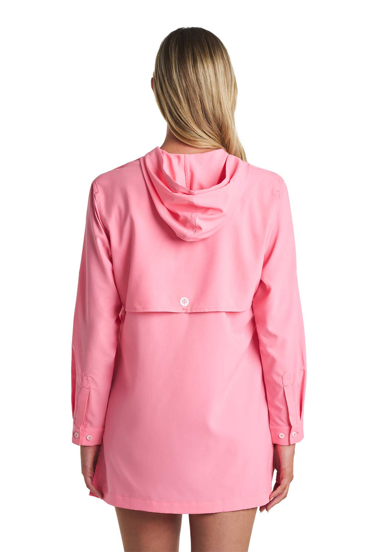 Women's Long Sleeve Beach Shirt | Flamingo Pink