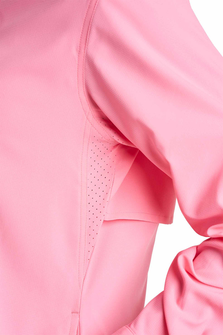 Women's Long Sleeve Beach Shirt | Flamingo Pink