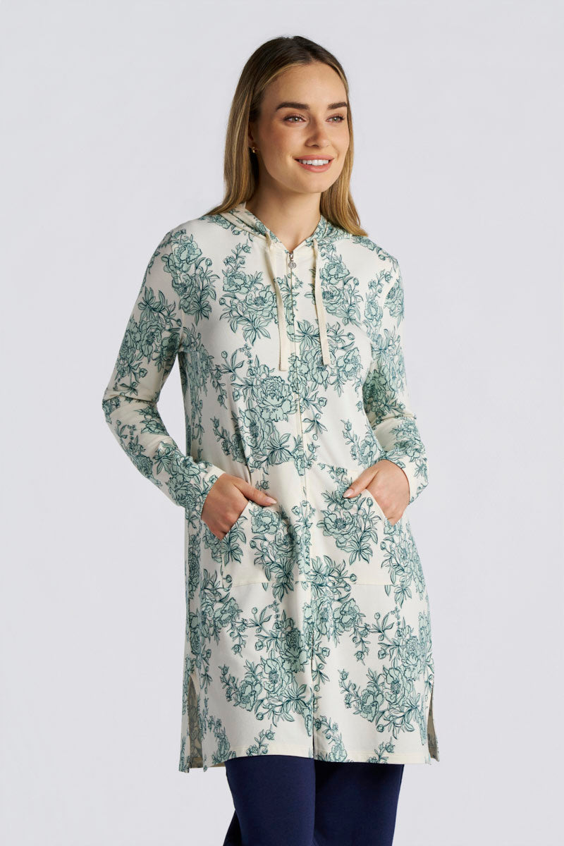 Women's Cabana Hoodie | Transformative Teal UPF 50+