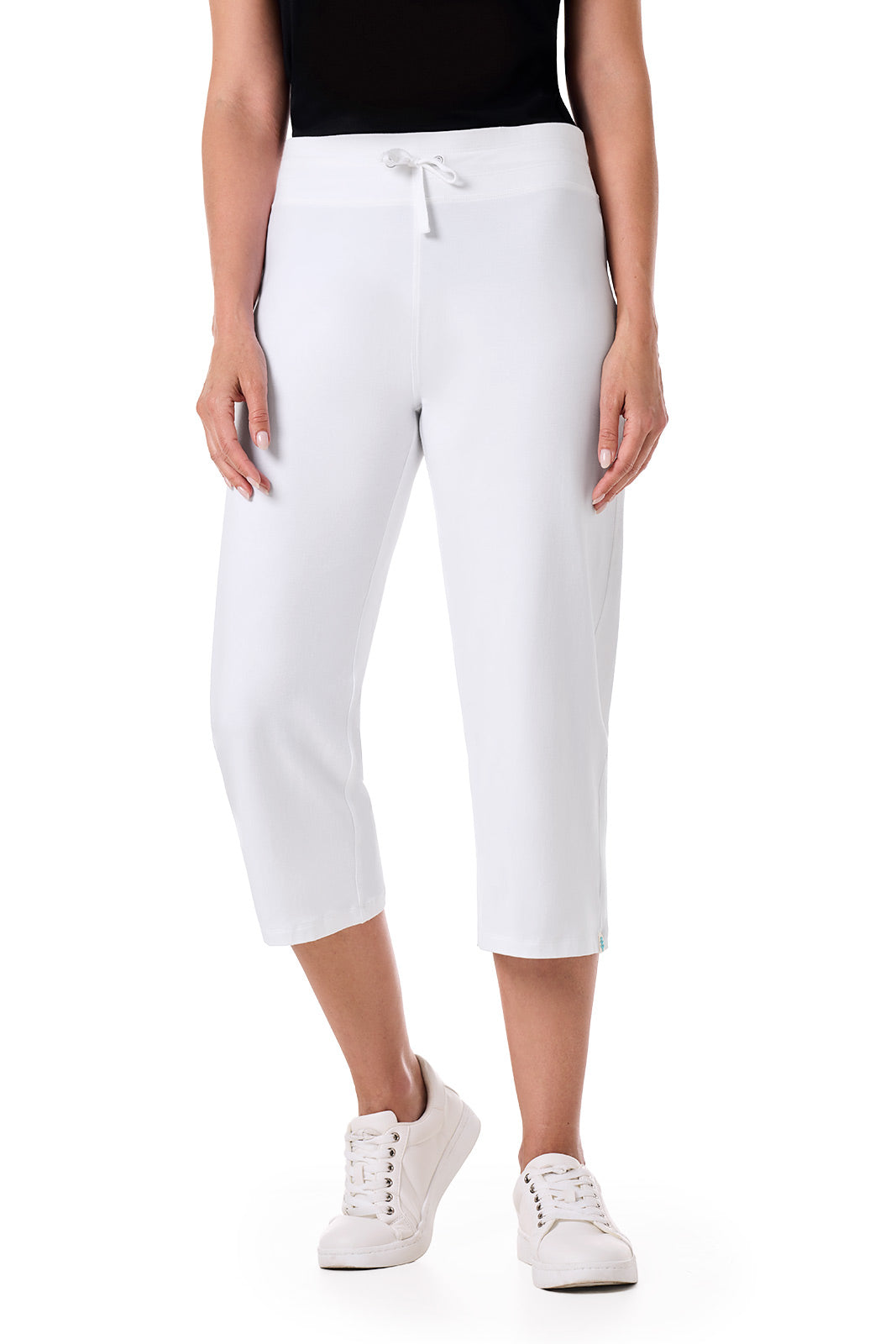 Beach Capris White UPF 50+ - Main Image