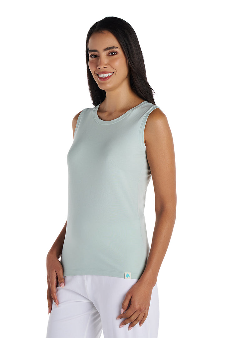 Women's Basic Tank | Misty Aqua