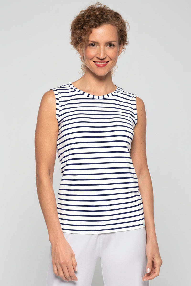 Color_White/Navy Stripe