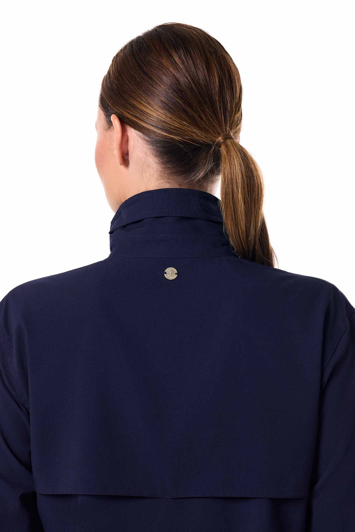 Women's Travel Long Sleeve Shirt | Navy