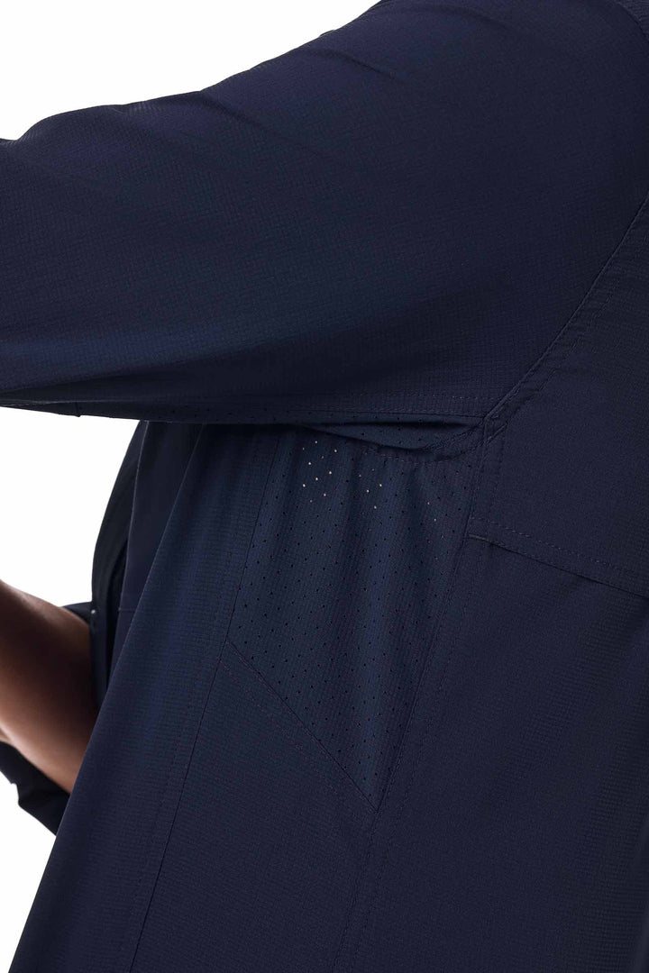 Women's Travel Long Sleeve Shirt | Navy