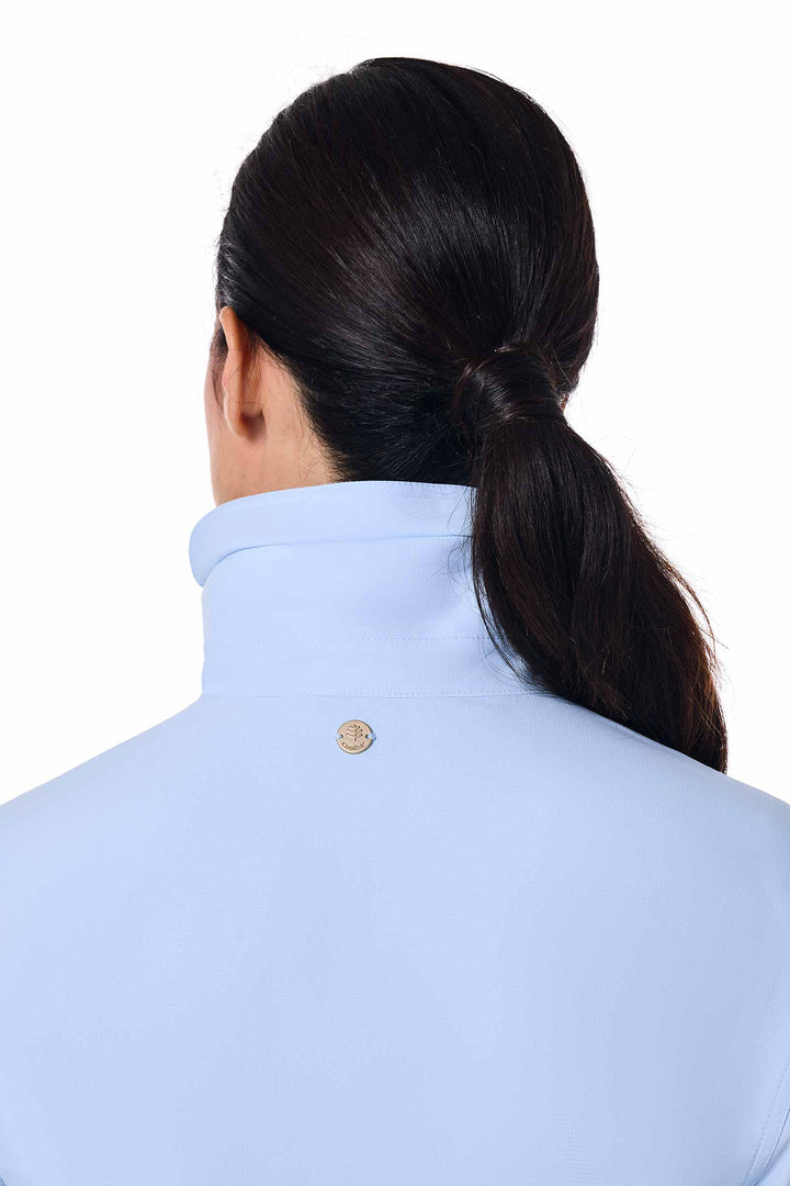 Women's Travel Long Sleeve Shirt | Light Blue