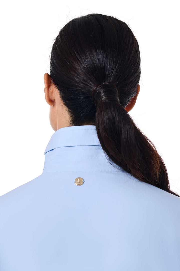 Women's Travel Long Sleeve Shirt | Light Blue